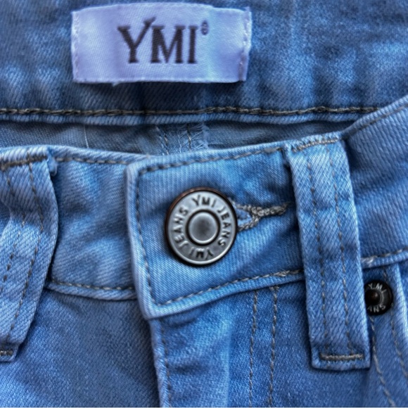 YMI High-Rise Flare and wide leg Sky Blue Women’s Jeans - Picture 4 of 6